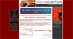 Desktop Screenshot of elaineoverholt.com